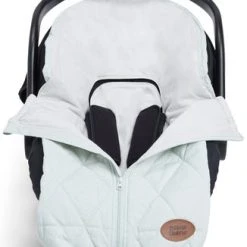 Petite Chérie Quilted Hearts Light Minivognpose, Smoke Green -jollyroom Salg 330399 SMOKE 1800 4f