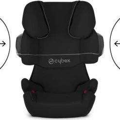 Cybex Solution X2-Fix Sliver Line Beltestol, Pure Black -jollyroom Salg 515117009 1147 4b