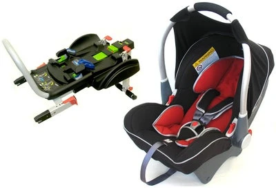 Klippan Babybilstol Dinofix, Svart/Rød + Base ISOfix 3 Klippan Babybilstol Dinofix, Svart/Rød + Base ISOfix