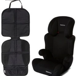 Beemoo Beltestol Og Setebeskytter Lux, Svart
