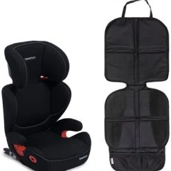 Beemoo Beltestol ISOFIX Og Setebeskytter Lux, Black