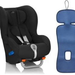 Britax Römer MAX-WAY Bilstol Inkl. Ventilerende Pute, Cosmos Black/Bijou Blue
