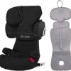 Cybex Solution X2-Fix Inkl. Ventilerende Pute, Pure Black/Grey -jollyroom Salg 908728