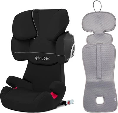 Cybex Solution X2-Fix Inkl. Ventilerende Pute, Pure Black/Grey 3 Cybex Solution X2-Fix Inkl. Ventilerende Pute, Pure Black/Grey