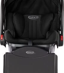 Graco Babybilstol Med Base SnugRide I-Size, Midnight Black -jollyroom Salg G1986604 1817 4a