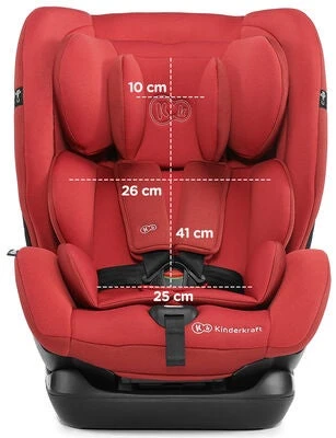 Kinderkraft MYWAY Bilstol ISOFIX, Red 24 Kinderkraft MYWAY Bilstol ISOFIX, Red - Bilde 22