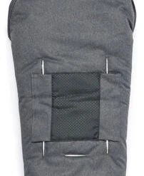 Nordlys Minivognpose Lammeskinn Uklippet, Grey Melange/White -jollyroom Salg NL MINI FOOTMUFF LS OK GREY WHITE 2266 4a