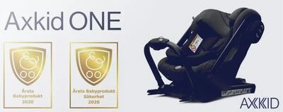 Axkid ONE Bakovervendt Bilstol, Granite Melange 9 Axkid ONE Bakovervendt Bilstol, Granite Melange - Bilde 7